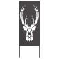 vidaXL Οθόνη Ιδιωτικότητας Κήπου Animal Print Μαύρο 50 x 140 εκ
