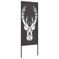 vidaXL Οθόνη Ιδιωτικότητας Κήπου Animal Print Μαύρο 50 x 140 εκ