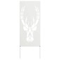 vidaXL Οθόνη Ιδιωτικότητας Κήπου Animal Print Λευκό 50 x 140 εκ