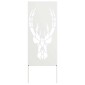 vidaXL Οθόνη Ιδιωτικότητας Κήπου Animal Print Λευκό 50 x 140 εκ