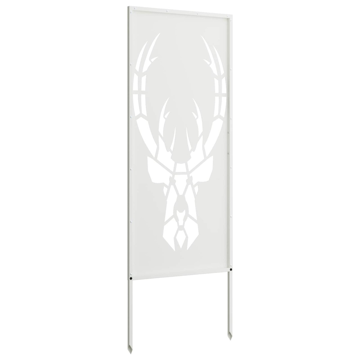 vidaXL Οθόνη Ιδιωτικότητας Κήπου Animal Print Λευκό 50 x 140 εκ