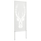 vidaXL Οθόνη Ιδιωτικότητας Κήπου Animal Print Λευκό 50 x 140 εκ