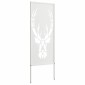 vidaXL Οθόνη Ιδιωτικότητας Κήπου Animal Print Λευκό 50 x 140 εκ