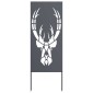 vidaXL Οθόνη Ιδιωτικότητας Κήπου Animal Print Ανθρακί 50 x 140 εκ