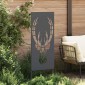 vidaXL Οθόνη Ιδιωτικότητας Κήπου Animal Print Ανθρακί 50 x 140 εκ