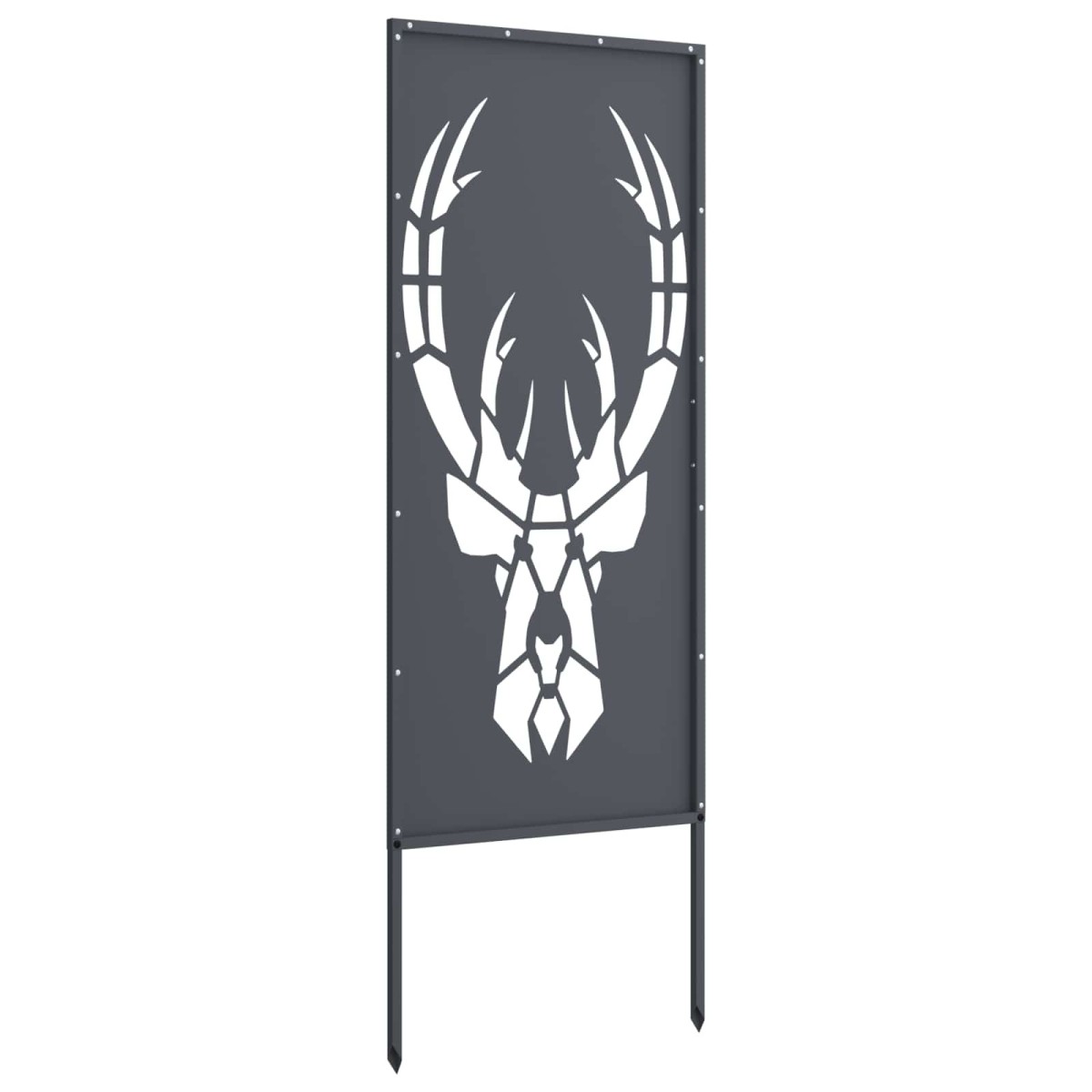 vidaXL Οθόνη Ιδιωτικότητας Κήπου Animal Print Ανθρακί 50 x 140 εκ