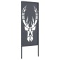 vidaXL Οθόνη Ιδιωτικότητας Κήπου Animal Print Ανθρακί 50 x 140 εκ