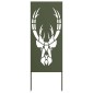 vidaXL Οθόνη Ιδιωτικότητας Κήπου Animal Print Λαδί 50 x 140 εκ
