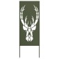 vidaXL Οθόνη Ιδιωτικότητας Κήπου Animal Print Λαδί 50 x 140 εκ