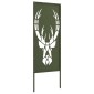 vidaXL Οθόνη Ιδιωτικότητας Κήπου Animal Print Λαδί 50 x 140 εκ