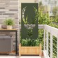 vidaXL Οθόνη Ιδιωτικότητας Κήπου Animal Print Λαδί 50 x 140 εκ