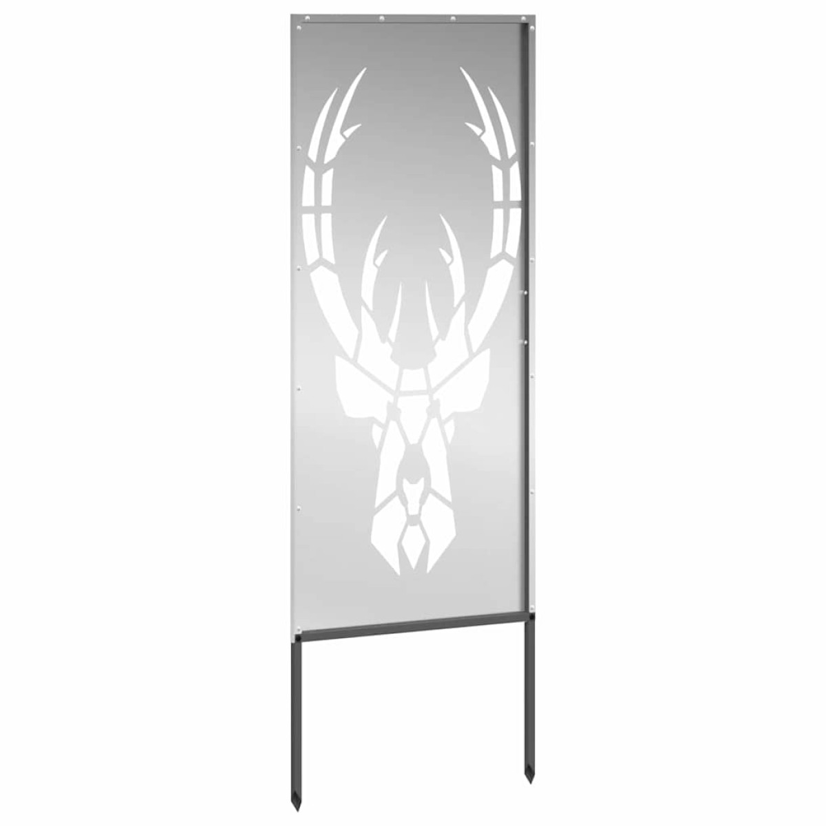 vidaXL Οθόνη Ιδιωτικότητας Κήπου Animal Print Ασημί 50 x 140 εκ