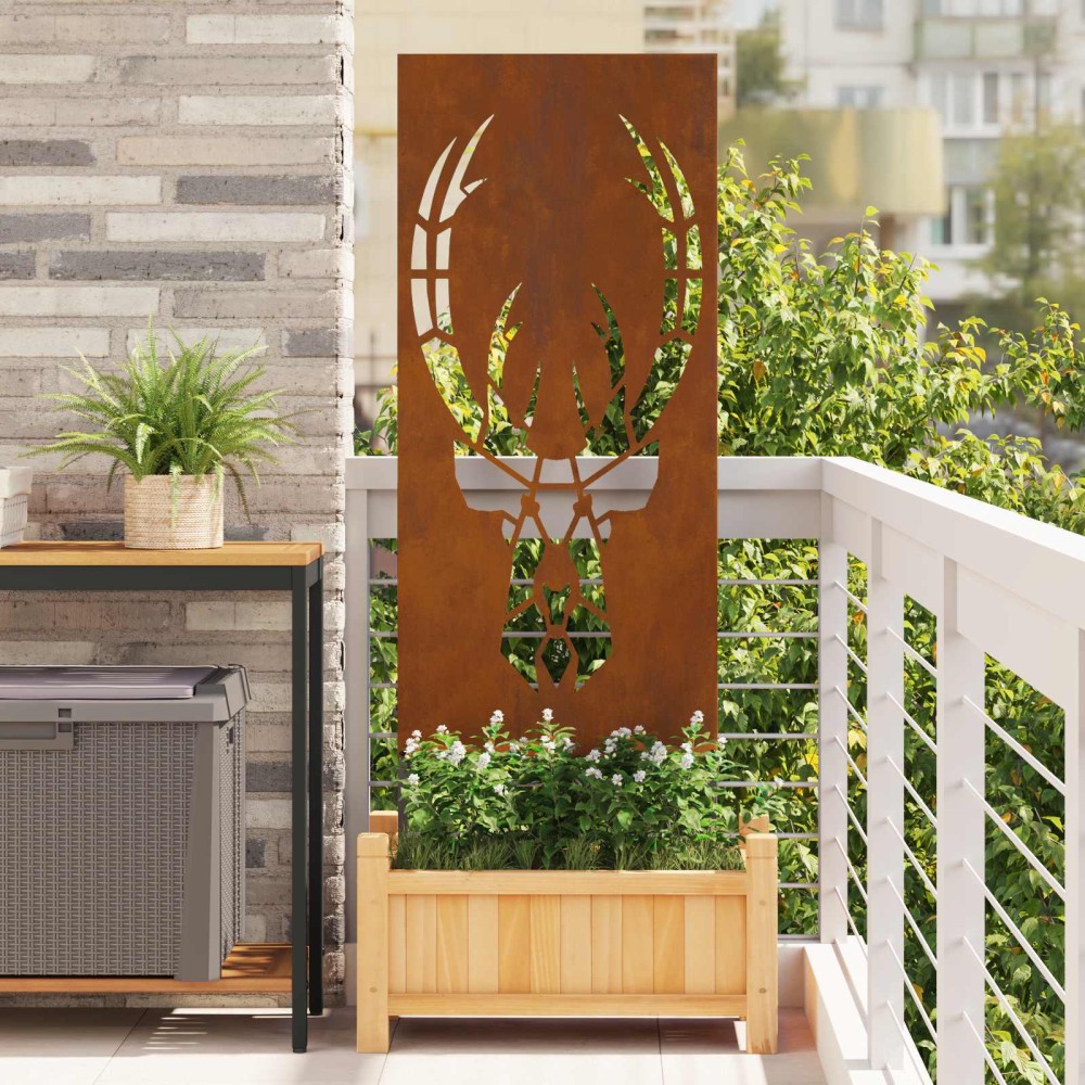 vidaXL Οθόνη Ιδιωτικότητας Κήπου Animal Print Σκ rusty 50 x 140 εκ