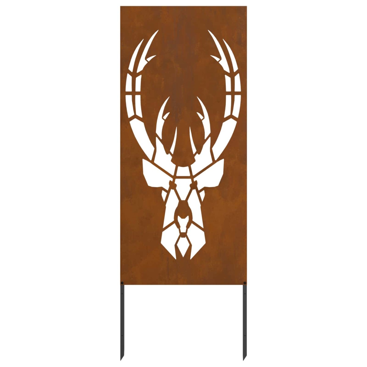 vidaXL Οθόνη Ιδιωτικότητας Κήπου Animal Print Σκ rusty 50 x 140 εκ