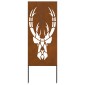 vidaXL Οθόνη Ιδιωτικότητας Κήπου Animal Print Σκ rusty 50 x 140 εκ