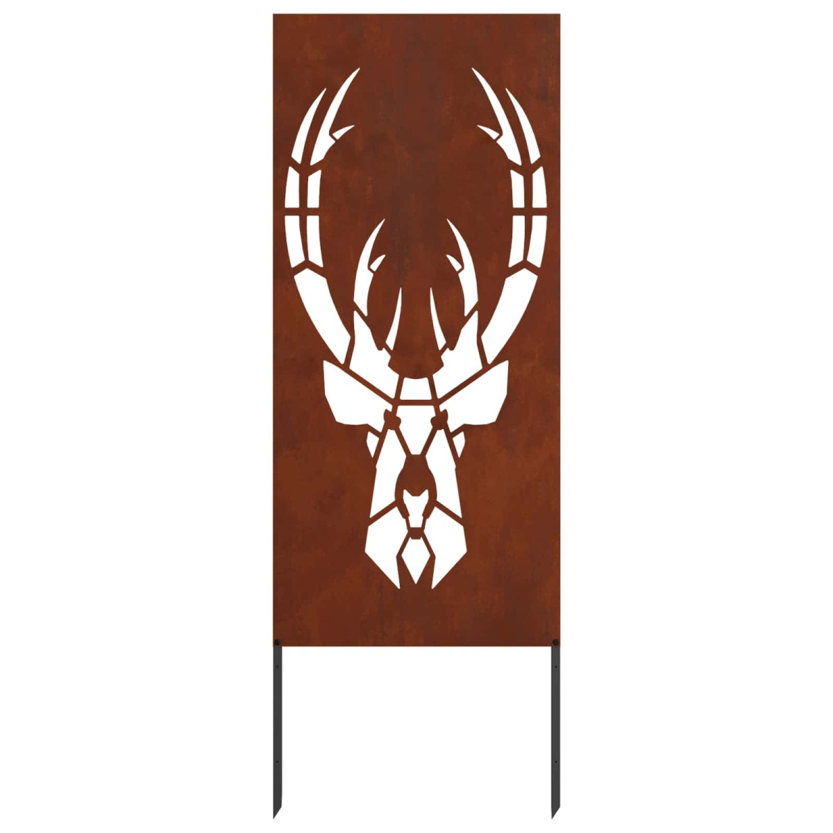 vidaXL Οθόνη Ιδιωτικότητας Κήπου Animal Print Σκ rusty 50 x 140 εκ