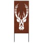 vidaXL Οθόνη Ιδιωτικότητας Κήπου Animal Print Σκ rusty 50 x 140 εκ