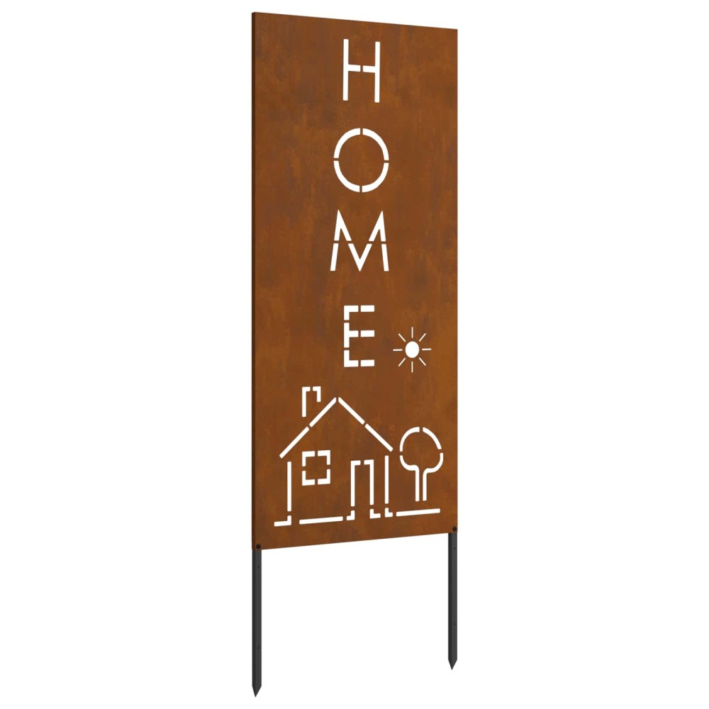 vidaXL Οθόνη Ιδιωτικότητας Κήπου Σκ rusty 50 x 140 εκ