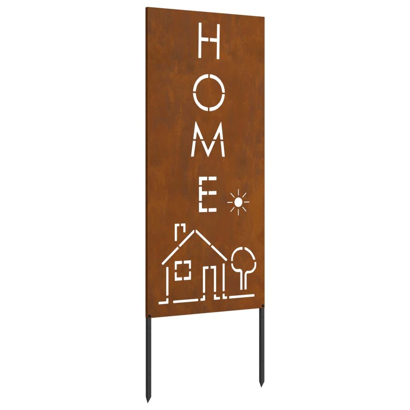 vidaXL Οθόνη Ιδιωτικότητας Κήπου Σκ rusty 50 x 140 εκ