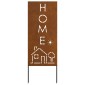 vidaXL Οθόνη Ιδιωτικότητας Κήπου Σκ rusty 50 x 140 εκ