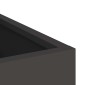 vidaXL Γλάστρα Κήπου Μαύρο 32 x 32 x 40 εκ. Ψυχρής έλασης χάλυβας