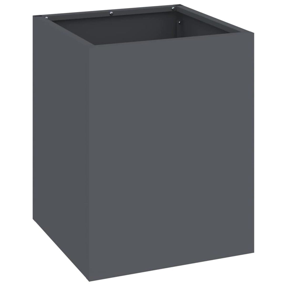 vidaXL Γλάστρα Κήπου Ανθρακί 32 x 32 x 40 εκ. Ψυχρής έλασης χάλυβας