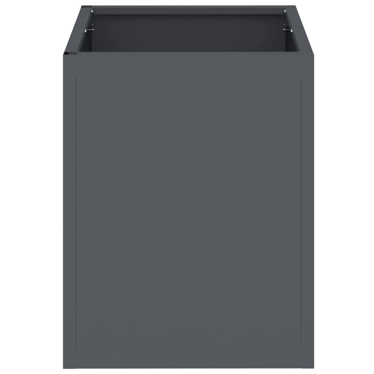 vidaXL Γλάστρα Κήπου Ανθρακί 32 x 32 x 40 εκ. Ψυχρής έλασης χάλυβας