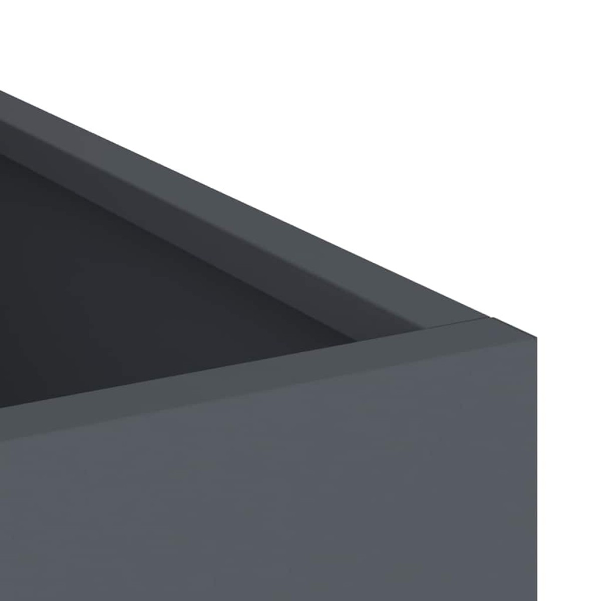 vidaXL Γλάστρα Κήπου Ανθρακί 32 x 32 x 40 εκ. Ψυχρής έλασης χάλυβας