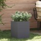 vidaXL Γλάστρα Κήπου Ανθρακί 32 x 32 x 40 εκ. Ψυχρής έλασης χάλυβας