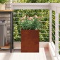vidaXL Γλάστρα Κήπου Σκ rusty 32 x 32 x 40 εκ.