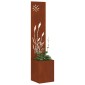 vidaXL Οθόνη Ιδιωτικότητας Κήπου Σκ rusty 32 x 32 x 150 εκ