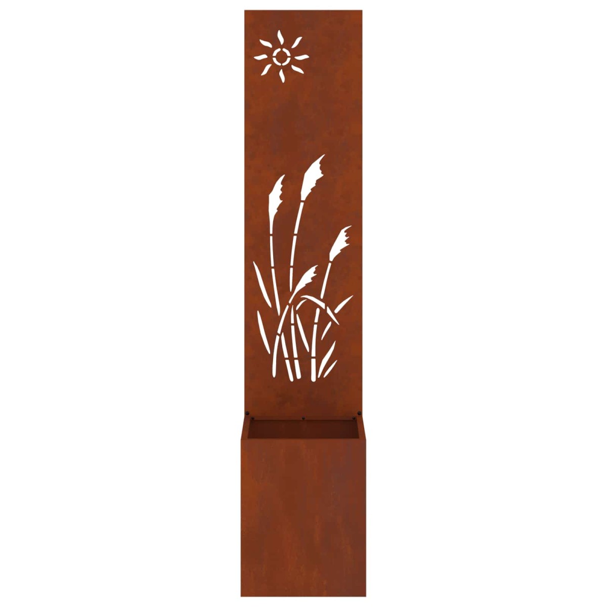 vidaXL Οθόνη Ιδιωτικότητας Κήπου Σκ rusty 32 x 32 x 150 εκ