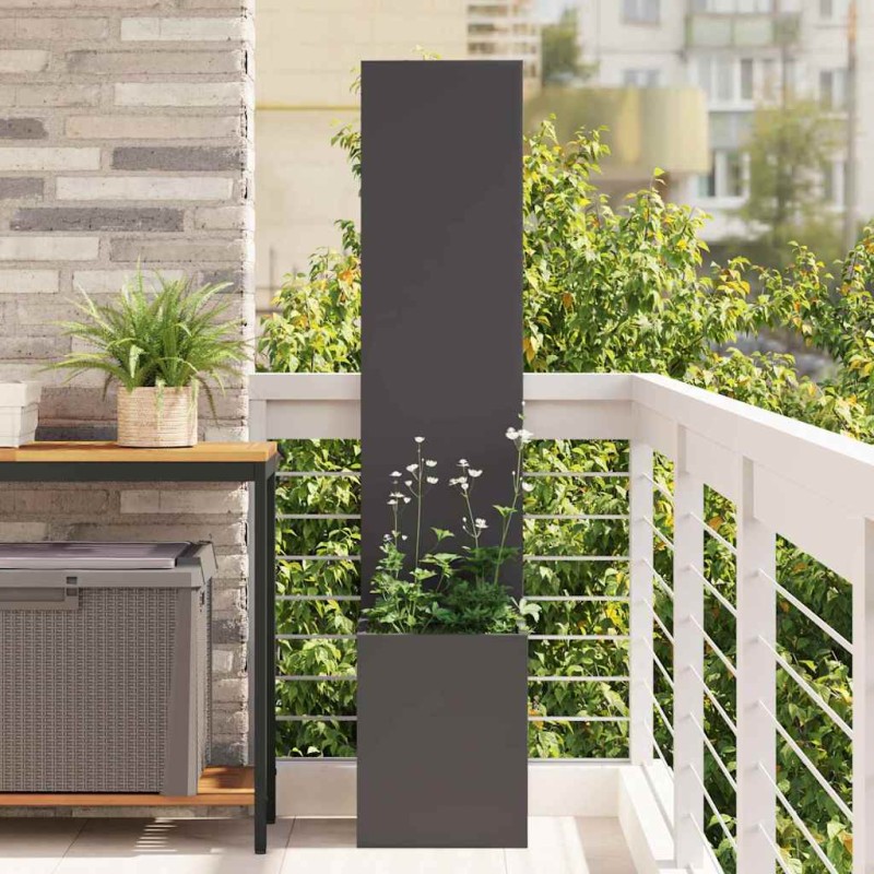 vidaXL Οθόνη Ιδιωτικότητας Κήπου Μαύρο 32 x 32 x 150 εκ