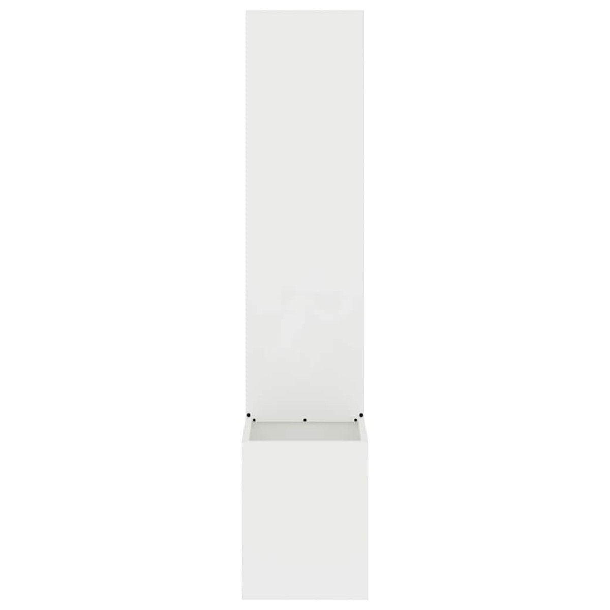 vidaXL Οθόνη Ιδιωτικότητας Κήπου Λευκό 32 x 32 x 150 εκ