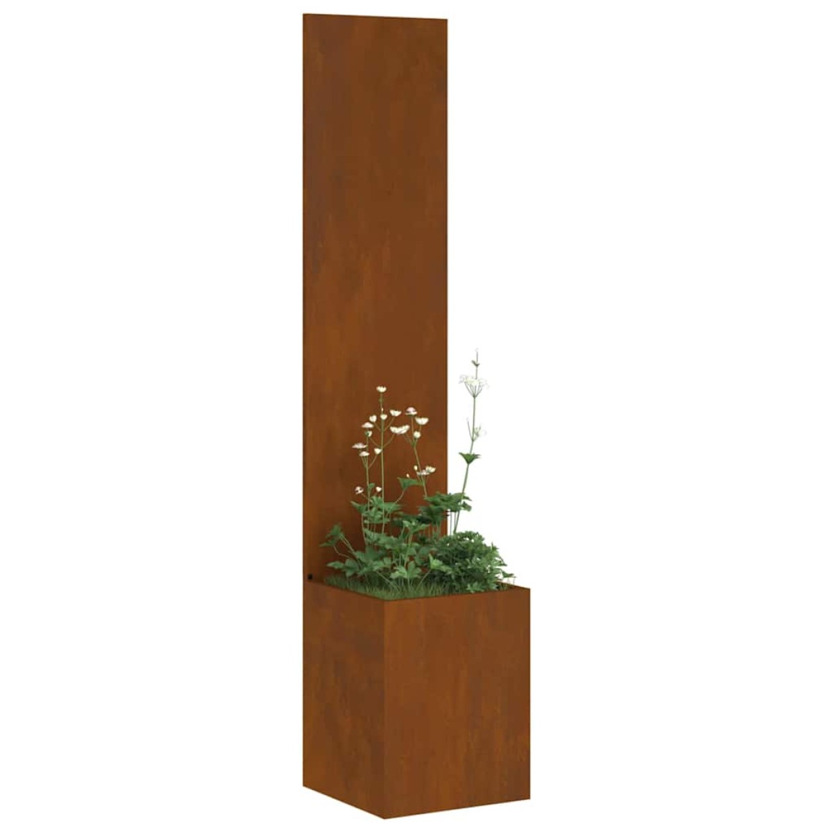 vidaXL Οθόνη Ιδιωτικότητας Κήπου Σκ rusty 32 x 32 x 150 εκ