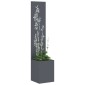 vidaXL Οθόνη Ιδιωτικότητας Κήπου Floral Ανθρακί 32 x 32 x 150 εκ