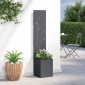 vidaXL Οθόνη Ιδιωτικότητας Κήπου Floral Ανθρακί 32 x 32 x 150 εκ