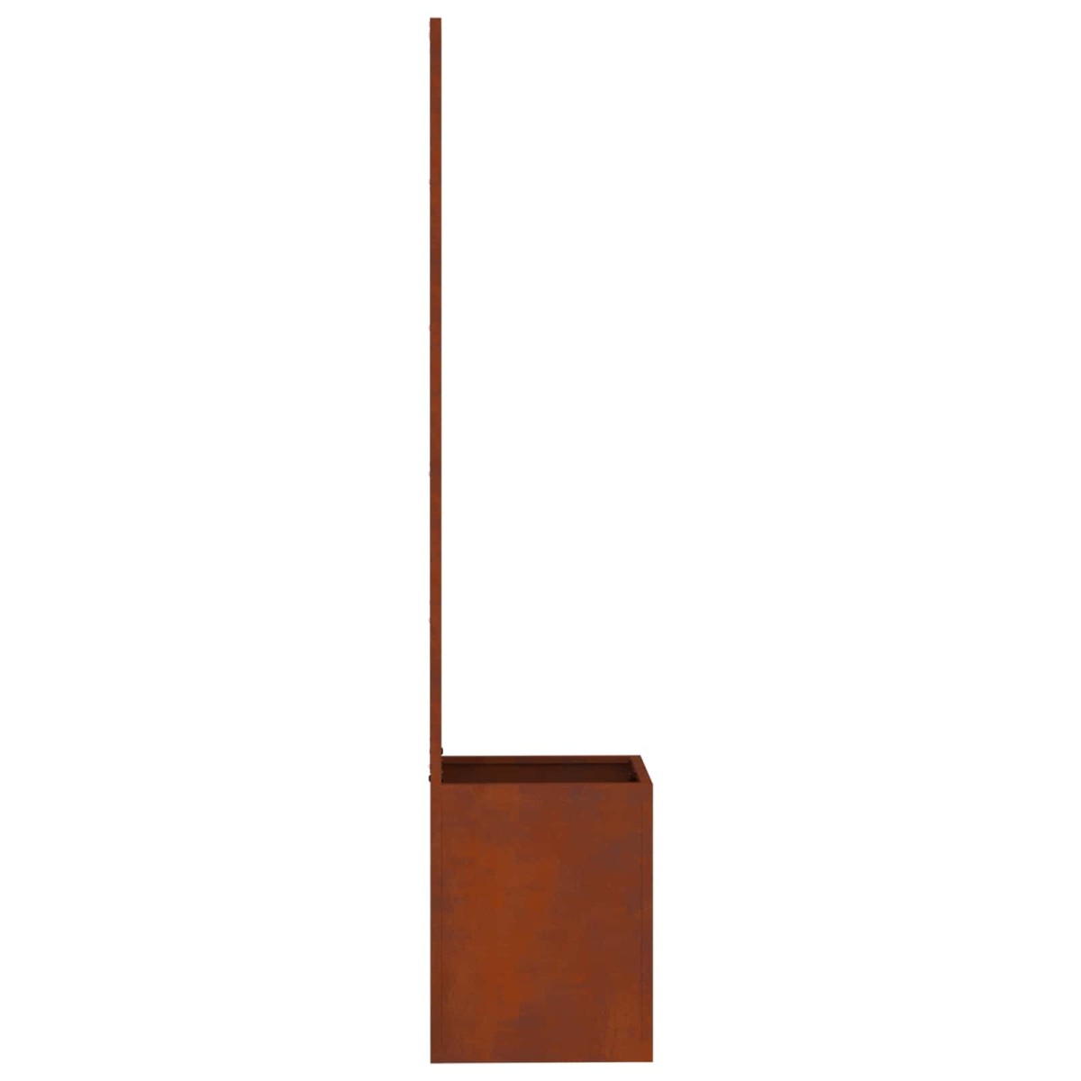 vidaXL Οθόνη Ιδιωτικότητας Κήπου Floral Σκ rusty 32 x 32 x 150 εκ