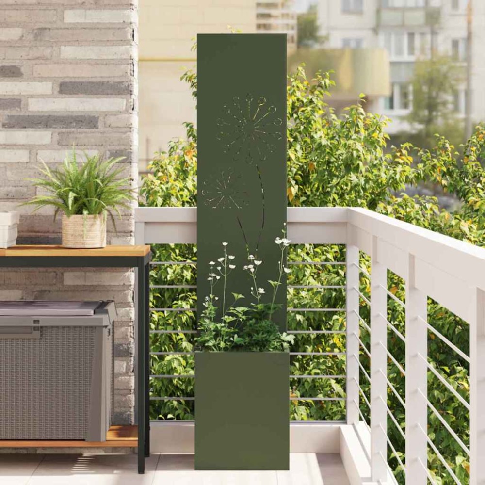vidaXL Οθόνη Ιδιωτικότητας Κήπου Λαδί 32 x 32 x 150 εκ