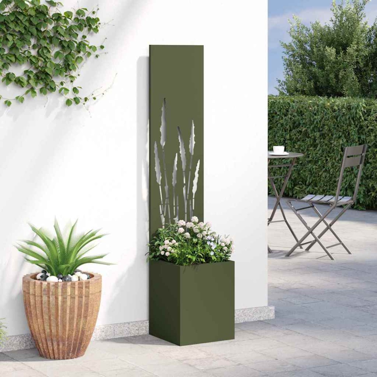 vidaXL Οθόνη Ιδιωτικότητας Κήπου Λαδί 32 x 32 x 150 εκ