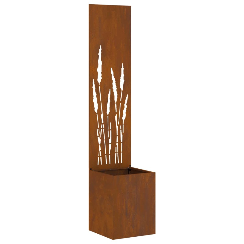 vidaXL Οθόνη Ιδιωτικότητας Κήπου Σκ rusty 32 x 32 x 150 εκ