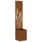 vidaXL Οθόνη Ιδιωτικότητας Κήπου Σκ rusty 32 x 32 x 150 εκ