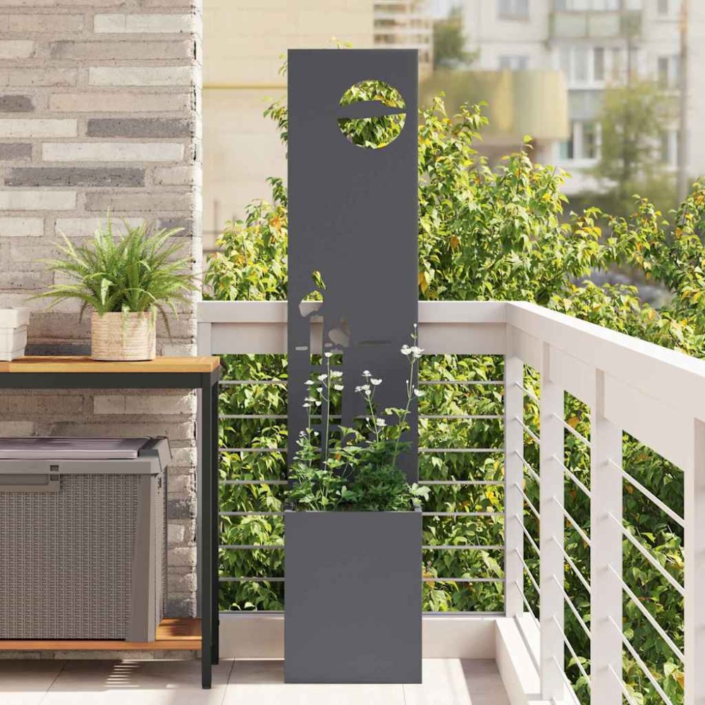 vidaXL Οθόνη Ιδιωτικότητας Κήπου Ανθρακί 32 x 32 x 150 εκ