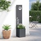 vidaXL Οθόνη Ιδιωτικότητας Κήπου Ανθρακί 32 x 32 x 150 εκ