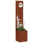 vidaXL Οθόνη Ιδιωτικότητας Κήπου Σκ rusty 32 x 32 x 150 εκ
