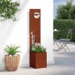 vidaXL Οθόνη Ιδιωτικότητας Κήπου Σκ rusty 32 x 32 x 150 εκ