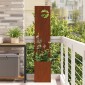 vidaXL Οθόνη Ιδιωτικότητας Κήπου Σκ rusty 32 x 32 x 150 εκ