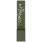 vidaXL Οθόνη Ιδιωτικότητας Κήπου Floral Λαδί 32 x 32 x 150 εκ