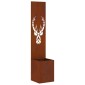 vidaXL Οθόνη Ιδιωτικότητας Κήπου Σκ rusty 32 x 32 x 150 εκ
