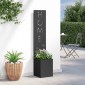 vidaXL Οθόνη Ιδιωτικότητας Κήπου Μαύρο 32 x 32 x 150 εκ